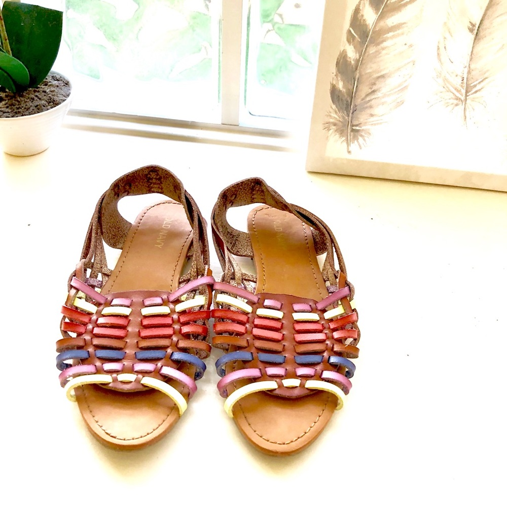 Multi color sandals (KIDS SIZE)
